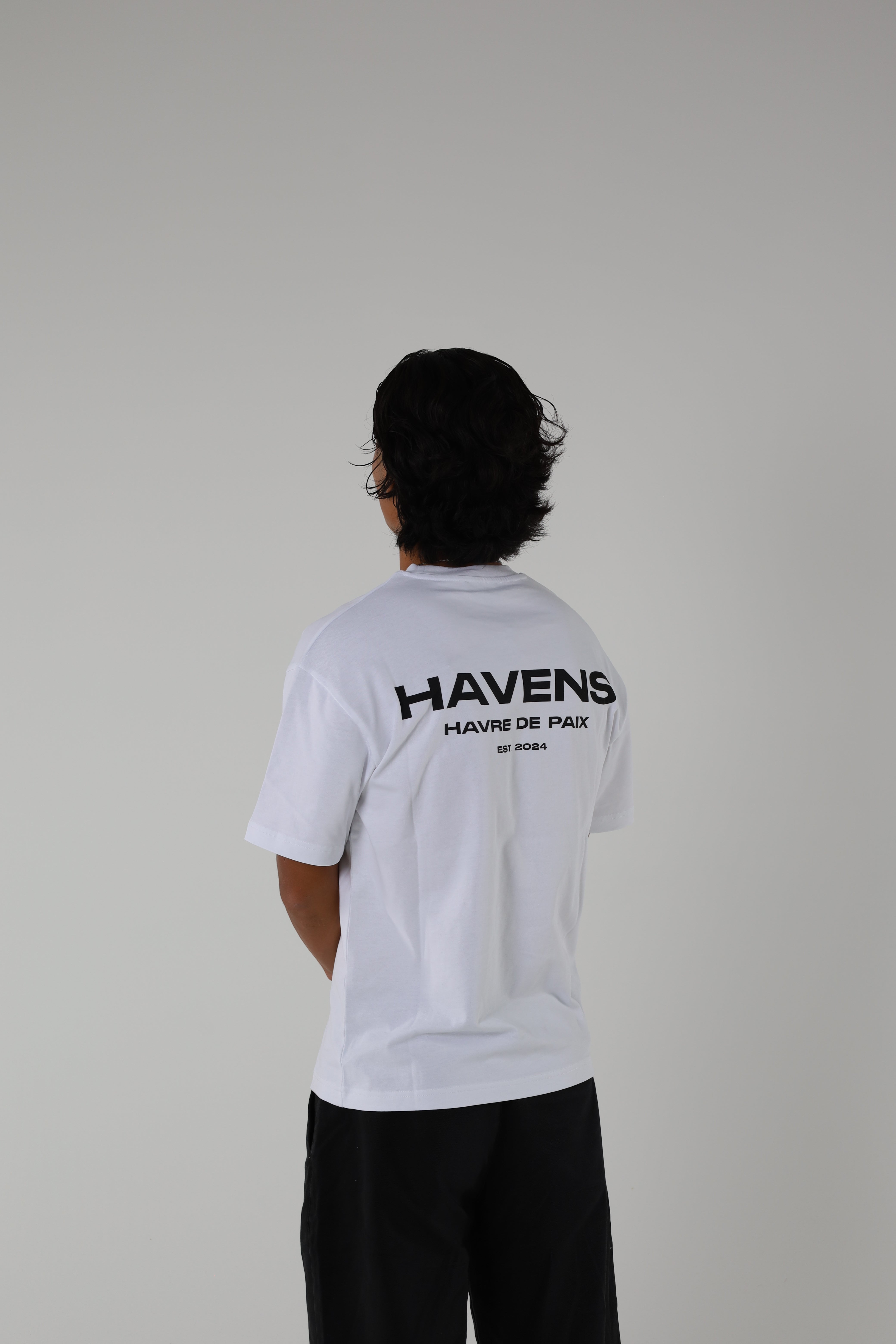 Black/ White Tee