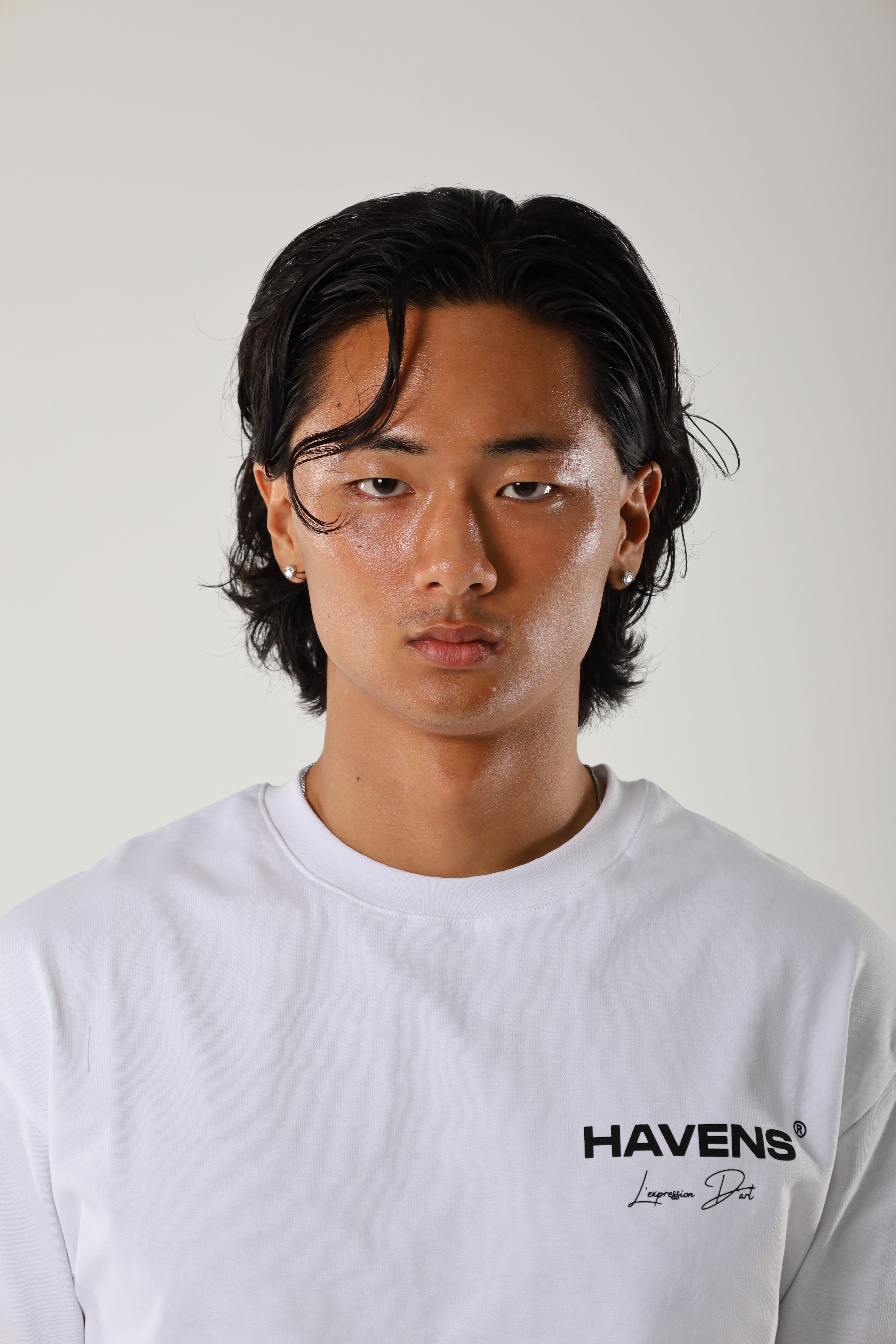Black/ White Tee