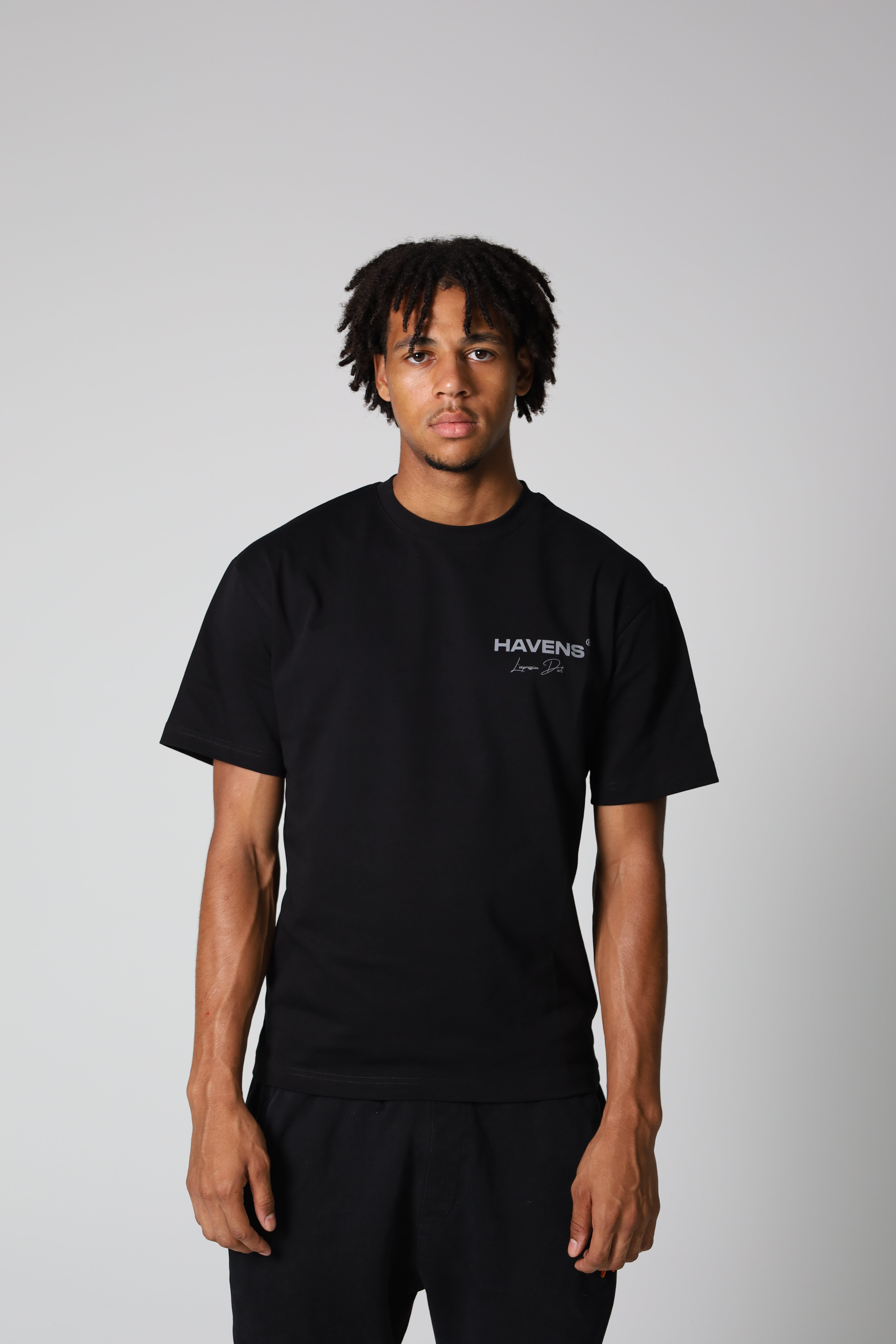 Black/ Grey Tee