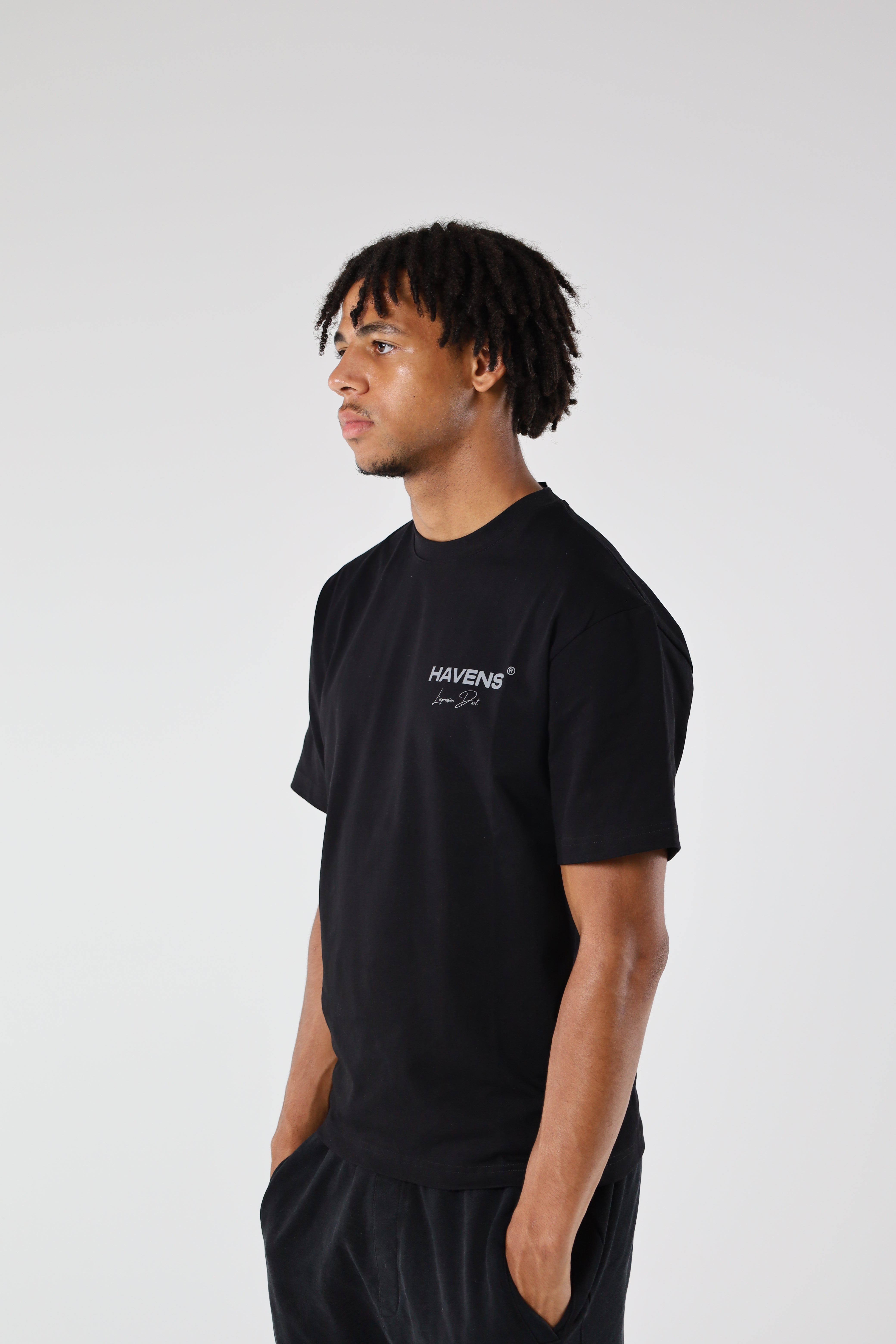 Black/ Grey Tee